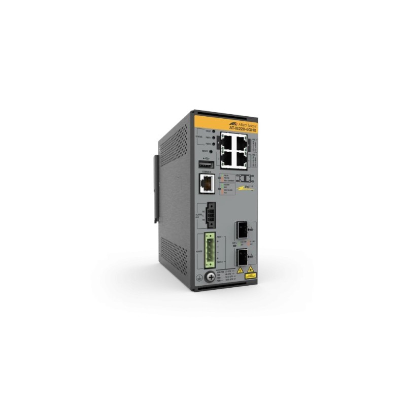 AT-IE220-6GHX-80 Gestionado L2 Gigabit Ethernet (10/100/1000) Energa sobre Ethernet (PoE) Gris
