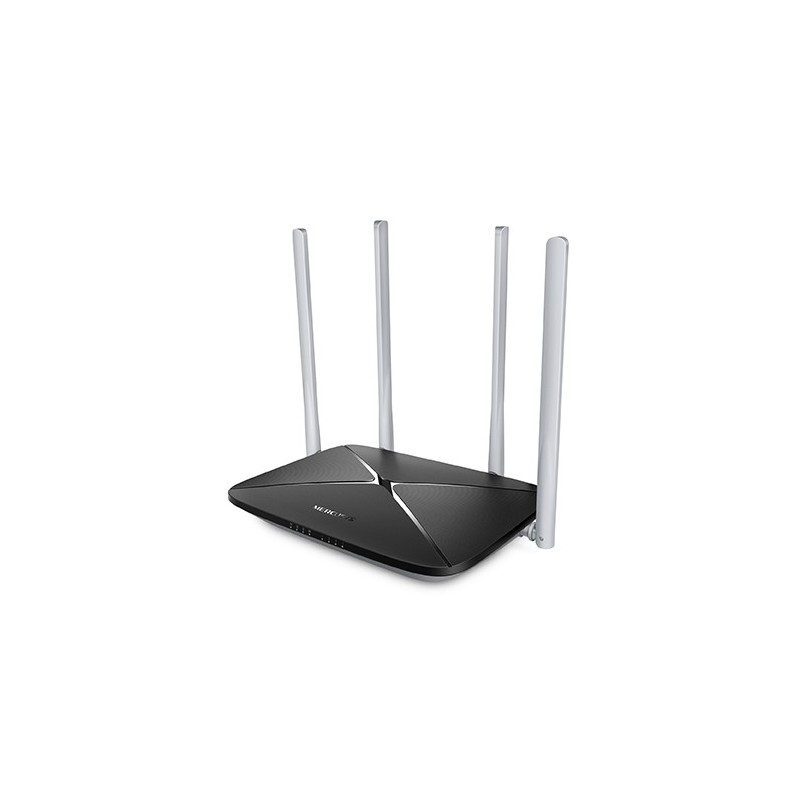 AC12 router inalmbrico Ethernet rpido Doble banda (2 4 GHz / 5 GHz) Negro