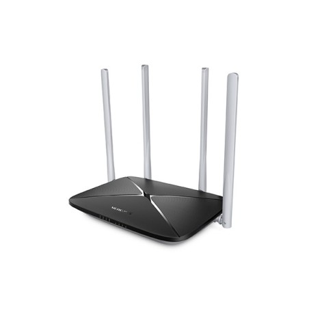 AC12 router inalmbrico Ethernet rpido Doble banda (2 4 GHz / 5 GHz) Negro