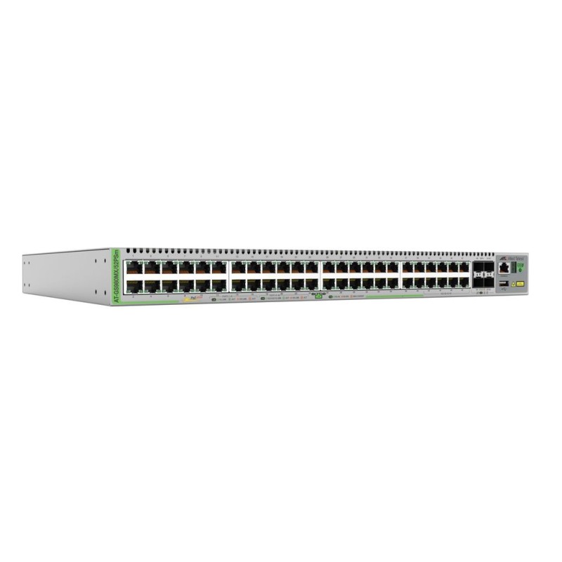AT-GS980MX/52PSM-50 switch Gestionado L3 10G Ethernet (100/1000/10000) Energa sobre Ethernet (PoE) Gris