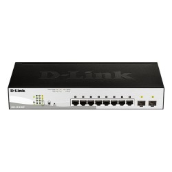 DGS-1210-08P Gestionado L2 Gigabit Ethernet (10/100/1000) Energa sobre Ethernet (PoE) Negro