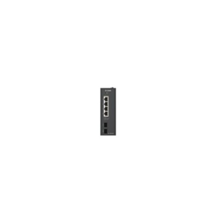 DIS-100G-06P switch No administrado L2 Gigabit Ethernet (10/100/1000) Energa sobre Ethernet (PoE) DIN rail Negro