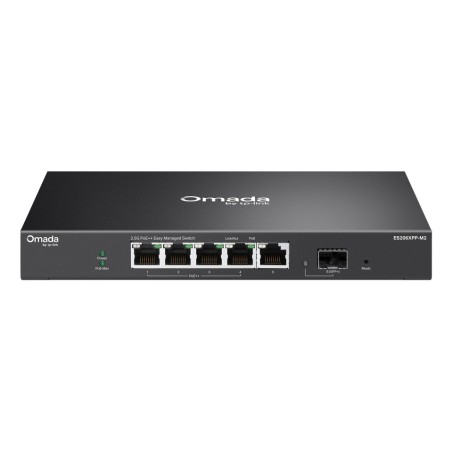 ES206XPP-M2 switch Gestionado L2 2.5G Ethernet (100/1000/2500) Energa sobre Ethernet (PoE) Montaje en pared/escritorio Negro