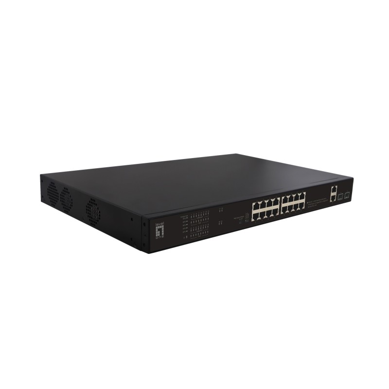 FGP-2031 switch No administrado Fast Ethernet (10/100) Energa sobre Ethernet (PoE) 1U Negro