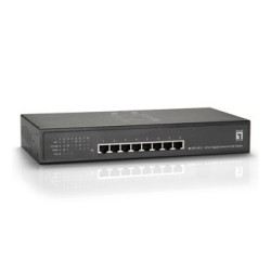 Switch Gigabit Ethernet PoE de 8 puertos  61.6W  802.3at PoE+  4 Puertos PoE