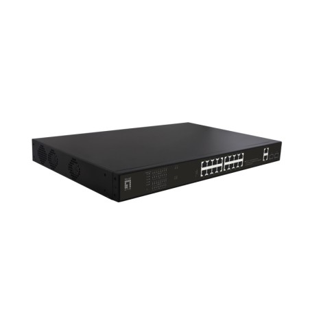 GEP-2021 switch No administrado Gigabit Ethernet (10/100/1000) Energa sobre Ethernet (PoE) 1U Negro