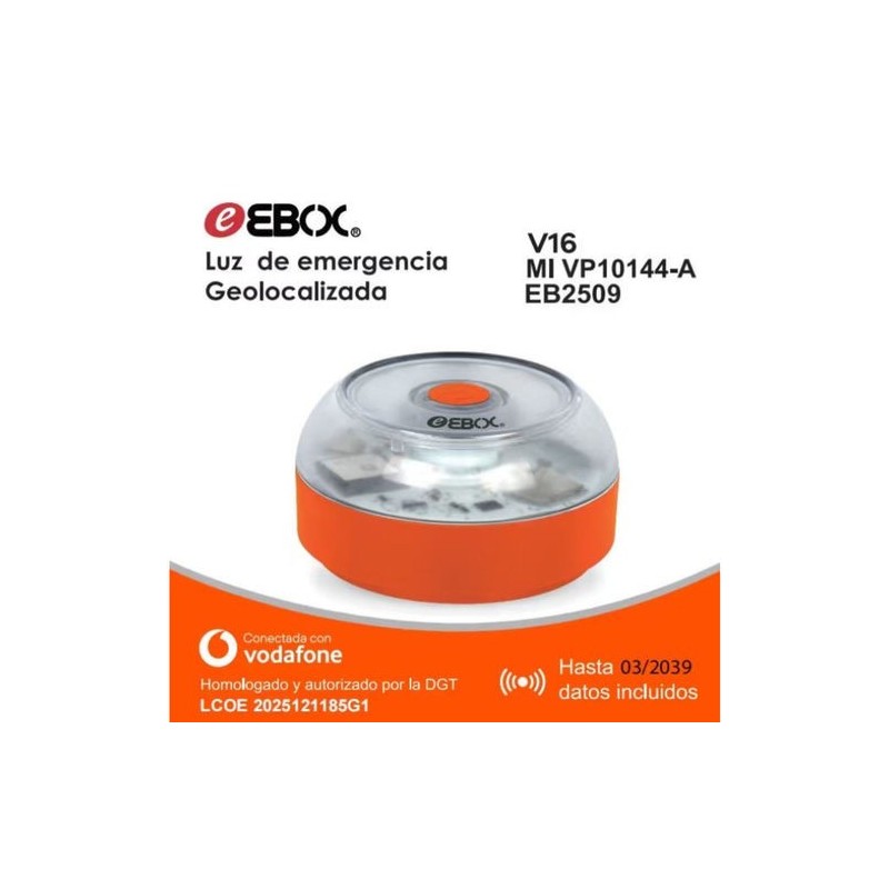 Baliza V16 EB2509 Luz de Emergencia Geolocalizable Homologada DGT