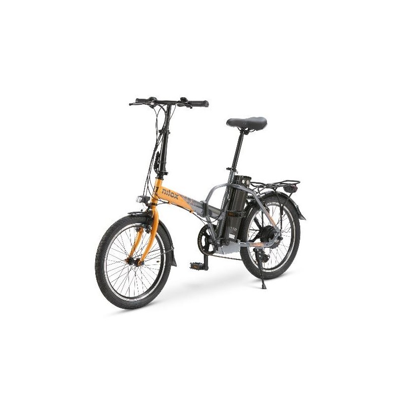 NXEBJ1PROOG bicicleta elctrica Negro  Naranja Acero 50 8 cm (20") 23 5 kg Litio