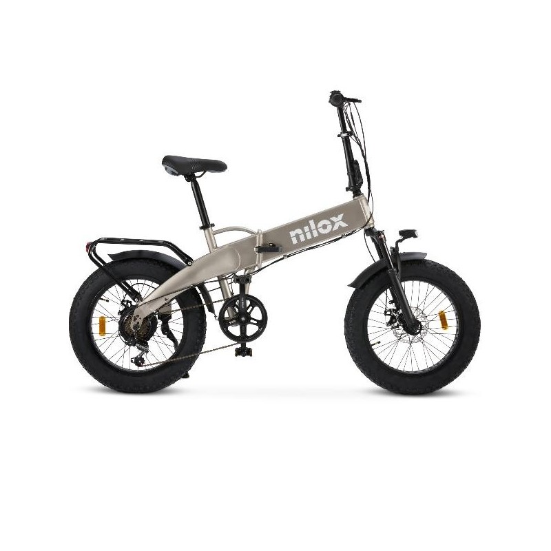 NXEBX10GR bicicleta elctrica Gris Aluminio 50 8 cm (20") Litio