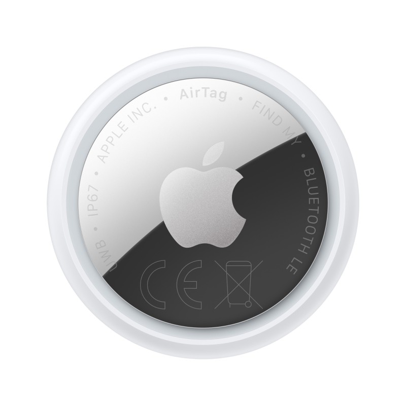 AirTag Elemento Buscador Plata  Blanco