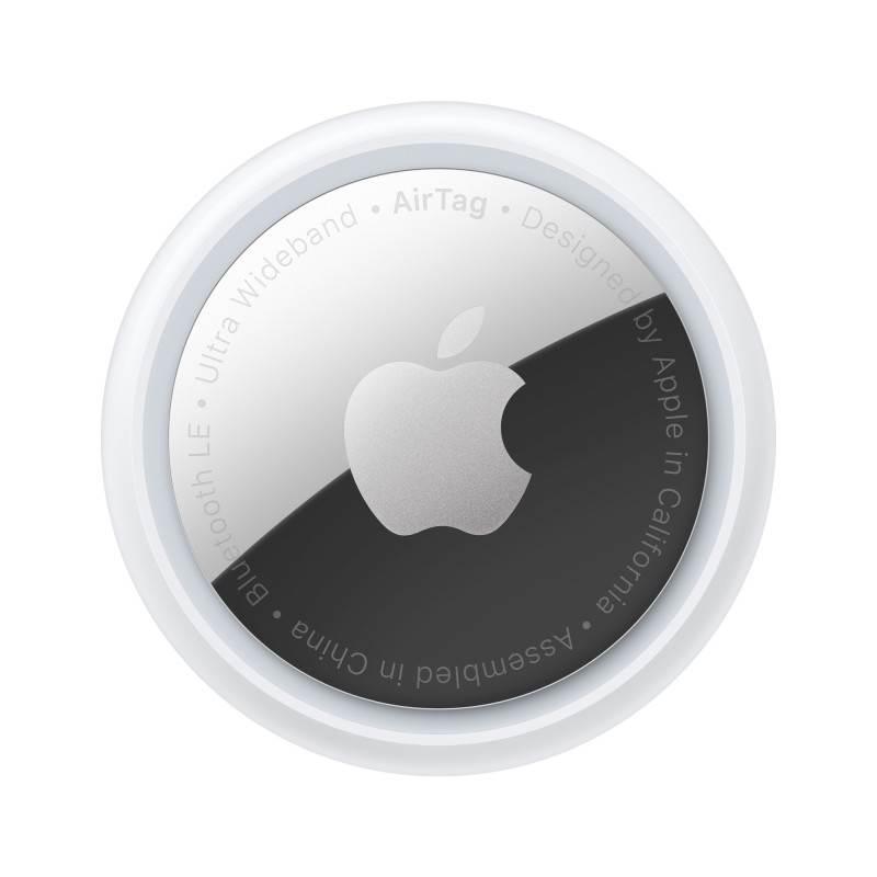 AirTag Elemento Buscador Plata  Blanco