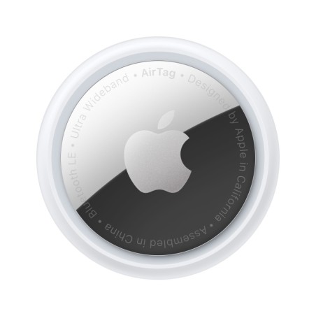 AirTag Elemento Buscador Plata  Blanco
