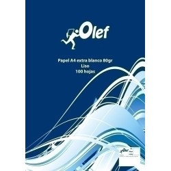 PAPEL A4 OLEF  80g 100h LISO