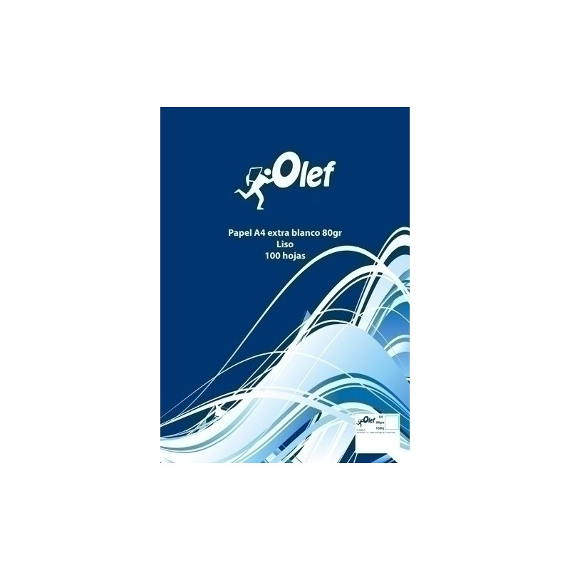 PAPEL A4 OLEF  80g 100h LISO