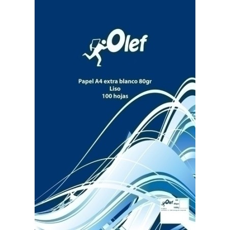 PAPEL A4 OLEF  80g 100h LISO