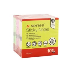 BLOC NOTAS A-SERIES 75X75 NEON AS0887