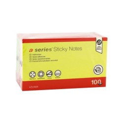 BLOC NOTAS A-SERIES STICKY 75X125 NEON AS0888