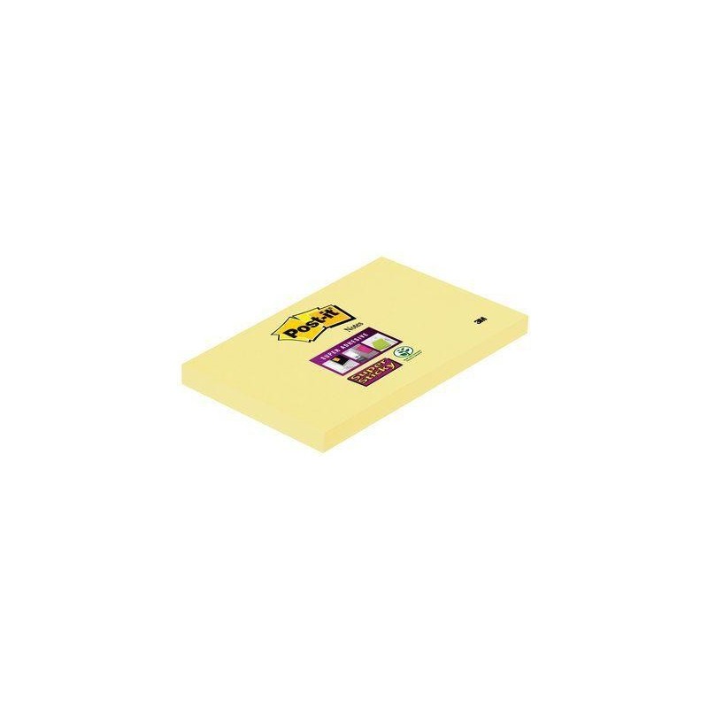 POST-IT BLOCS NOTAS 655 CANARY YELLOW 76X127 -PACK 12-
