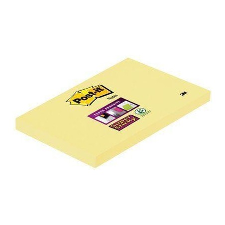 POST-IT BLOCS NOTAS 655 CANARY YELLOW 76X127 -PACK 12-