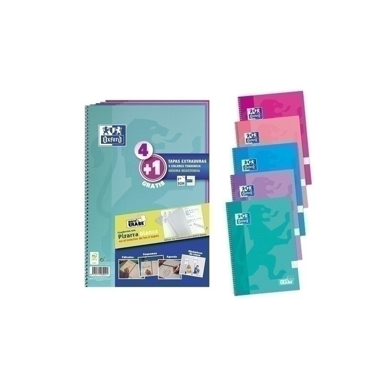 BLOCK OXF.SCH.EXTRA F 80h CD.4 PK.4+1