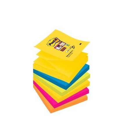 R330-6SSRIO-EU nota autoadhesiva Plaza Azul  Rosa  Amarillo Autoadhesivo