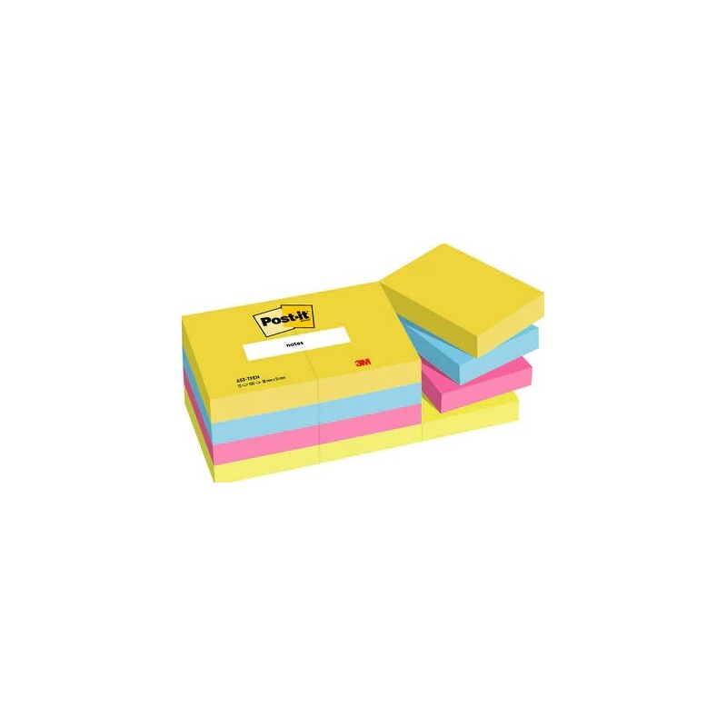 653TFEN nota autoadhesiva Plaza Multicolor 100 hojas Autoadhesivo