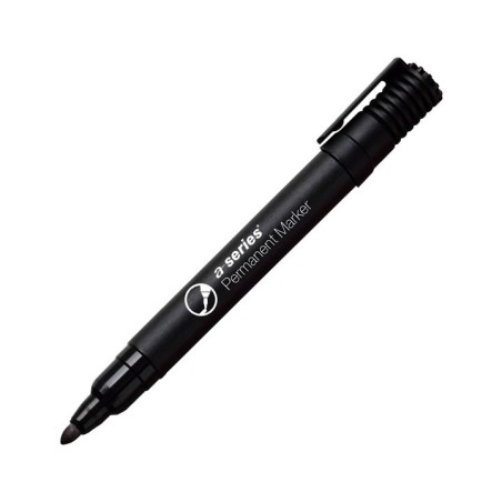 MARCADOR A-SERIES PERM PTA CONICA NEGRO AS1093