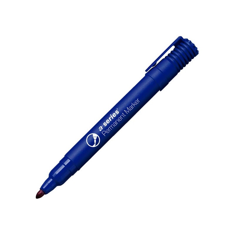 MARCADOR A-SERIES PERM PTA CONICA AZUL AS1092
