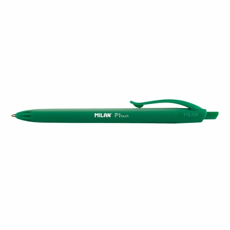 P1 Verde Bolgrafo de punta retrctil con pulsador Medio 25 pieza(s)