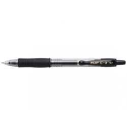 Gelroller G-2 0.7 Bolgrafo de gel de punta retrctil Medio Negro