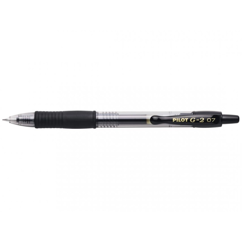 Gelroller G-2 0.7 Bolgrafo de gel de punta retrctil Medio Negro