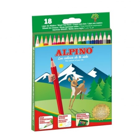 AL010656 lapiz de color 18 pieza(s) Multicolor