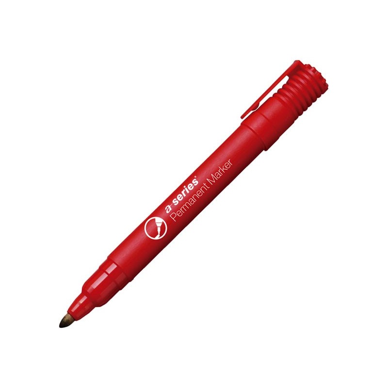 MARCADOR A-SERIES PERM PTA CONICA ROJO AS1094