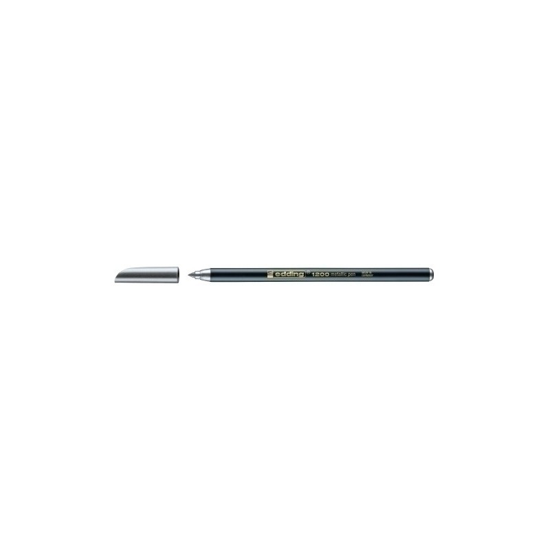 ROTUL.EDDING 1200 METALLIC  PLATA
