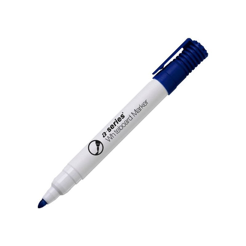MARCADOR A-SERIES PIZARRA BLANCA AZUL AS1074