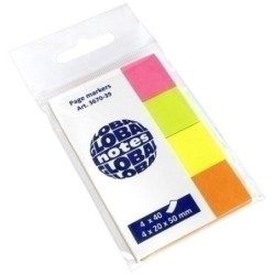 BANDERITAS ADHESIVAS GLOBAL BLISTER de 4