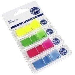 BANDERITAS ADHESIVAS 1/2  PACK 4