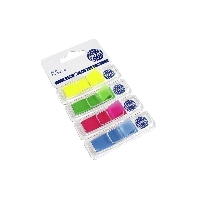 BANDERITAS ADHESIVAS 1/2  PACK 4