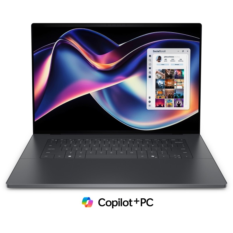 XPS DA16260 Copilot+ PC Intel Core Ultra X7 358H Porttil 40 6 cm (16") Pantalla tctil 3.2K 32 GB LPDDR5x-SDRAM 1 TB SSD Wi-Fi 7 