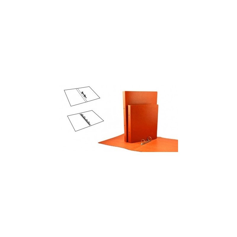 CARPETA ANILLAS REDONDAS CARTON GOFRADO FOLIO NATURAL 2-A-25 MM. N 12 CUERO REDONDA  MARIOLA 5182N