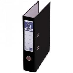 DOHE ARCHIVADOR CARTN RIGIDO FORRADO PP PALANCA FOLIO LOMO ANCHO RADO NEGRO