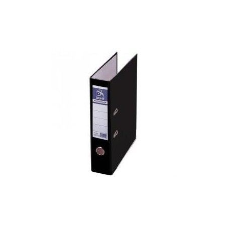 DOHE ARCHIVADOR CARTN RIGIDO FORRADO PP PALANCA FOLIO LOMO ANCHO RADO NEGRO