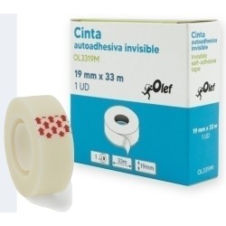 CINTA ADHESIVA OLEF INVISIBLE 33x19