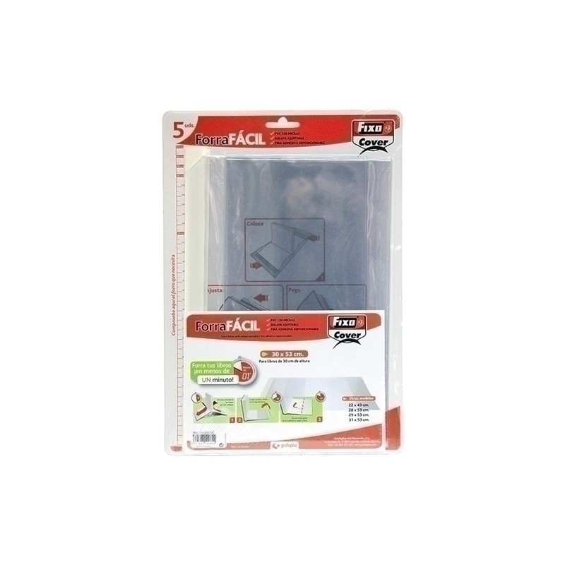 FORRO AJUST.FIXO PVC 29x53 PACK de 5
