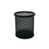 317381 porta lpices Metal Negro