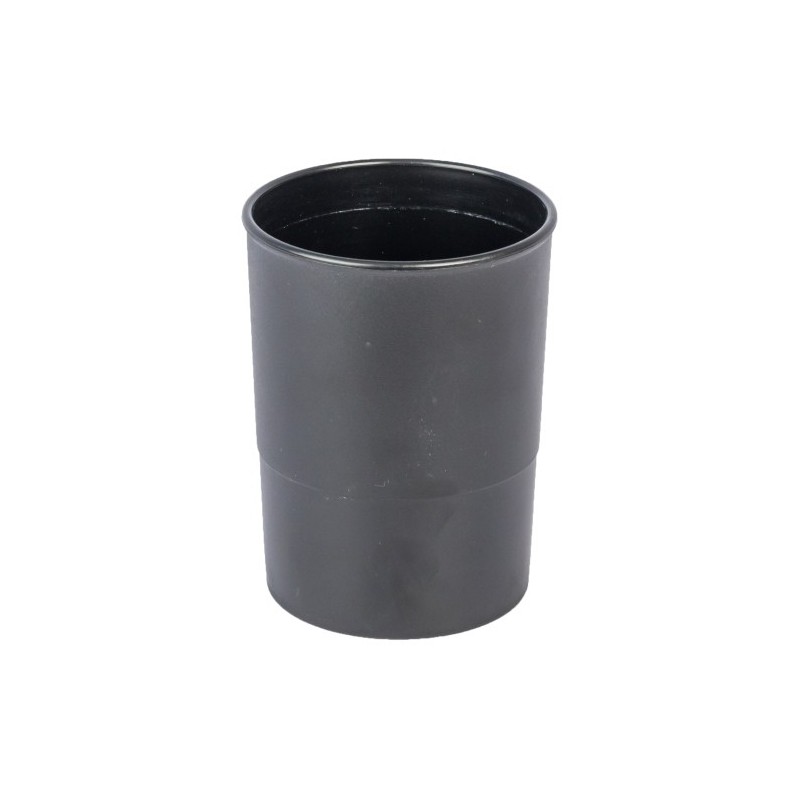 PORTA LAPICES PLASTICO REDONDO NEGRO