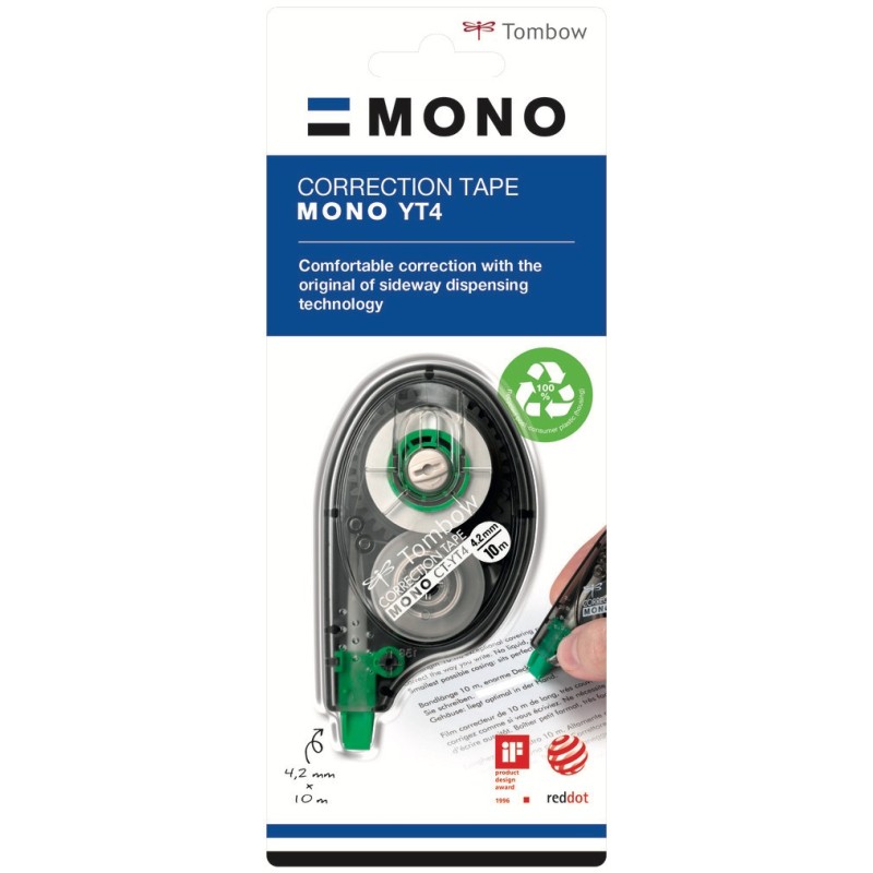 Mono YT4 correccin de pelculo/cinta 10 m Blanco 1 pieza(s)
