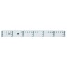 REGLA CRISTAL SAFTA 30 CENTIMETROS