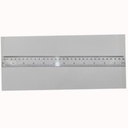 MOLIN REGLA ESCOLAR 30CM TRANSPARENTE