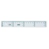 REGLA CRISTAL SAFTA 20 CENTIMETROS
